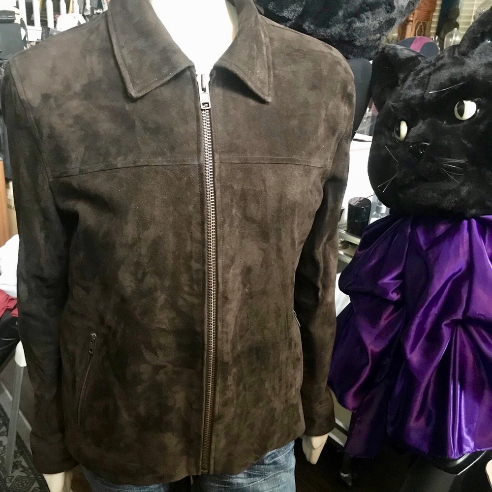 Suede Leather Jacket - image 1